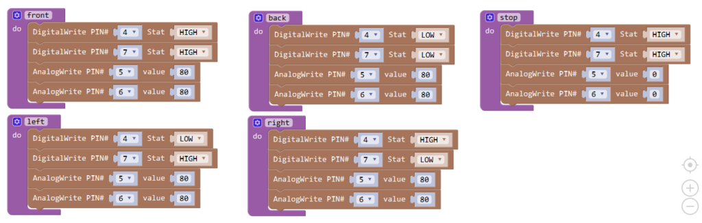 movement blocks mixly graphical block programming