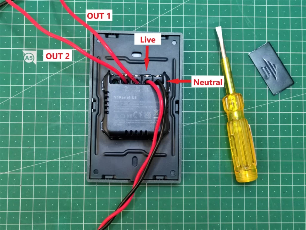 SONOFF NSPanel wiring