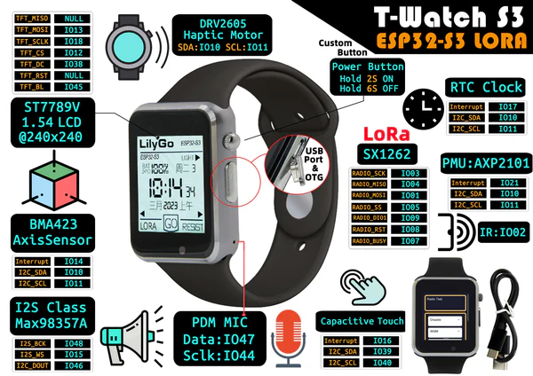 Lilygo t-watch s3 specifications